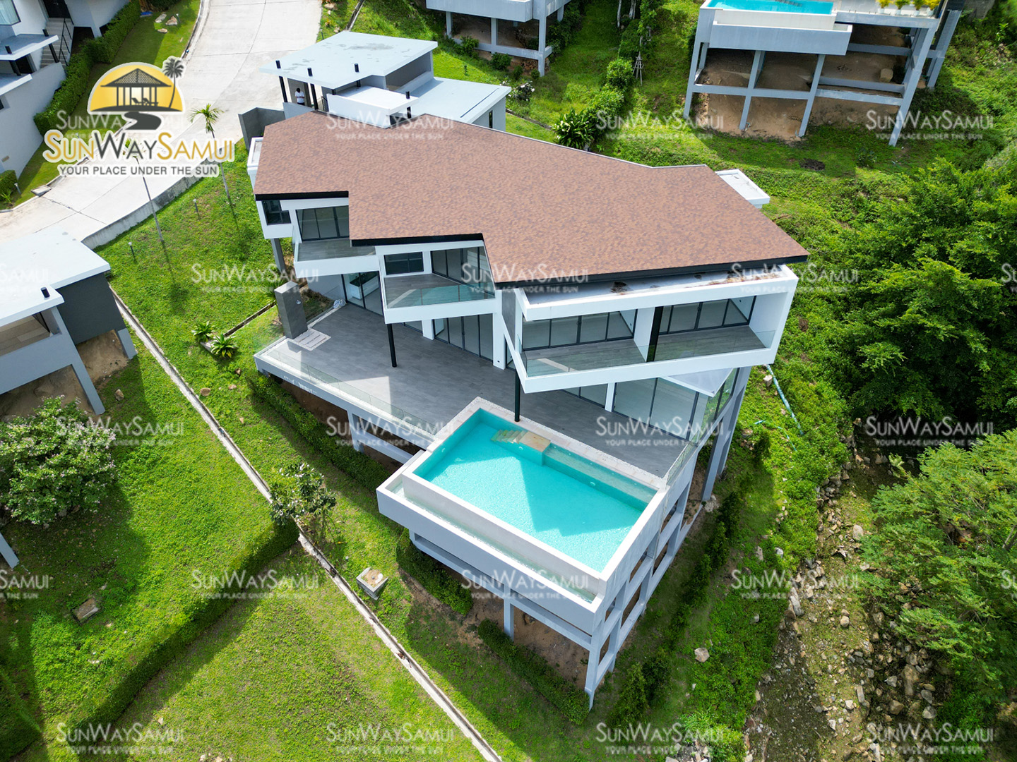 Verano Residence - Quality 4+1 Bedroom Seaview Pool Villa in Chaweng Noi for Sale: Verano Residence - Quality 4+1 Bedroom Seaview Pool Villa in Chaweng Noi for Sale